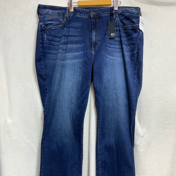 Kut From The Cloth Women's Jeans 24W Blue High Rise Natalie Boot Cut - Picture 1 of 12
